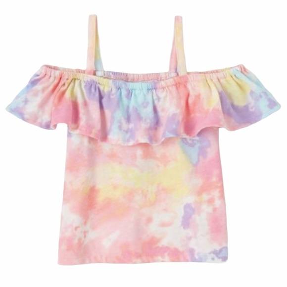 3/$25 The Children’s Place Tie Dye Ruffle Top